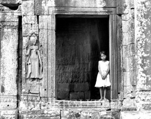 Girl At Angkor Thom, Siem Reap, Cambodia 03