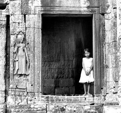 Girl At Angkor Thom, Siem Reap, Cambodia 03