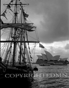Opera House & Ship, Sydney, Australia 01