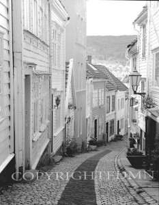Street Of Wooden Homes, Norway 00