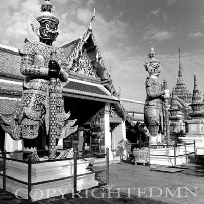 Temple Guards, Bangkok, Thailand 03