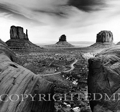 The Mittens And Merrick Butte, Monument Valley, Arizona