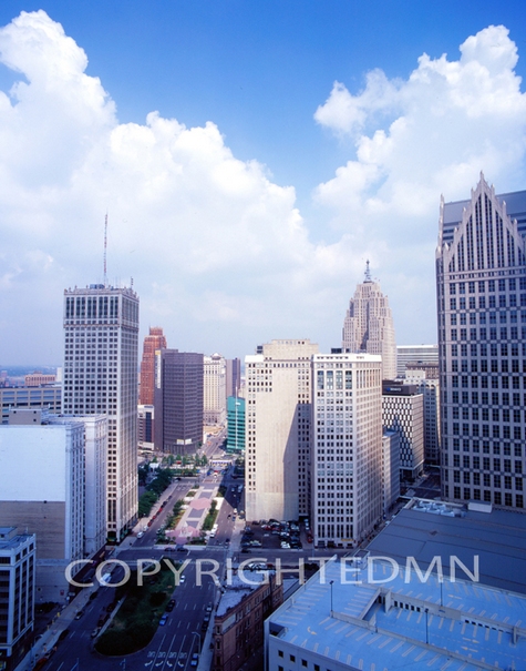 Detroit City View #4, Detroit, Michigan 07 – Color