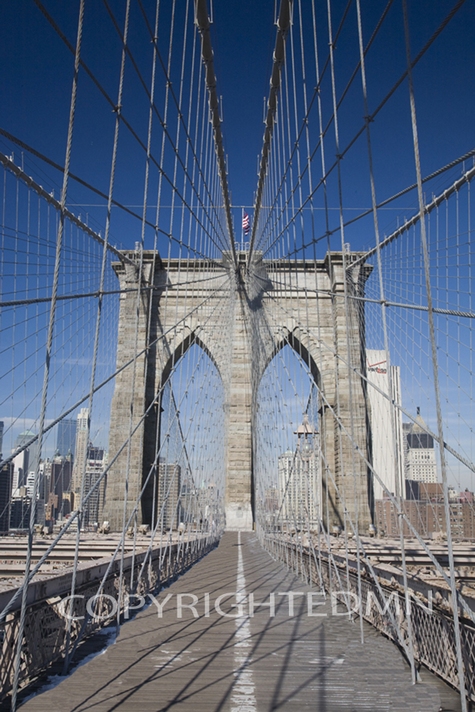 Brooklyn Bridge, New York City, New York 08 – Color