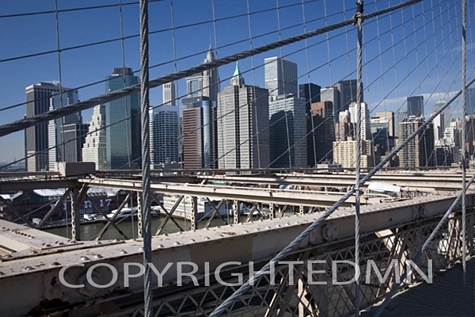 View From Brooklyn Bridge, New York City, New York 08 – Color