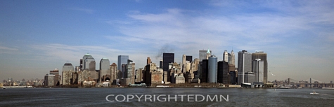 Lower Manhattan Panorama, New York City, New York 08 – Color Pan