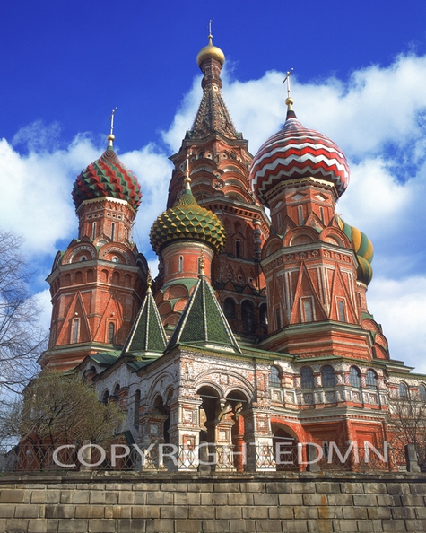 St. Basils Domes, Russia 90 – Color