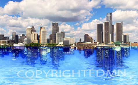 Detroit Day & Night #1, Detroit, Michigan 08 – Color