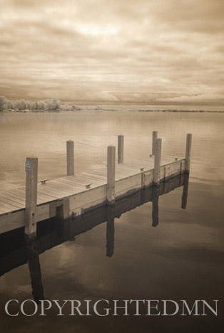 Dock At The Lake #2, Conway, Michigan 09 – IR