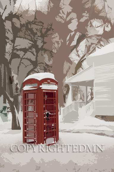 Telephone Booth, Farmington Hills, MI 11 – painterly
