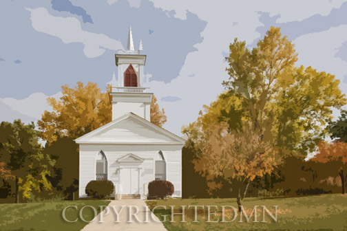Moravian Church, Green Bay, Wisconsin 12-painterly