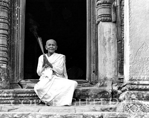 Caretaker Of The Buddha, Siem Reap, Cambodia 03