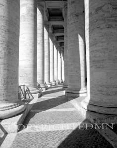 Columns At The Vatican, Italy 01