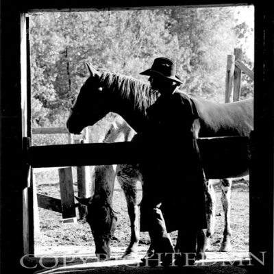 Cowboy Silhouette, Rothbury, Michigan 95