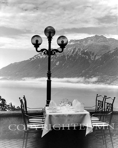 Dinner At Lake Brienz, Switzerland