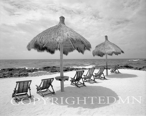 Lounging At The Beach, Cancun, Mexico 02