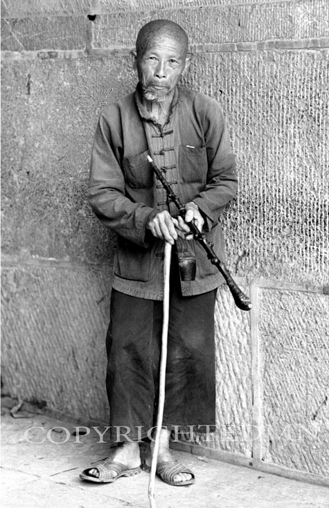 Man With Cane, Guilin, China 91