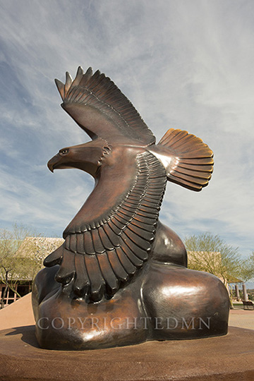 Eagle Sculpture, Phoenix, Arizona 14-color