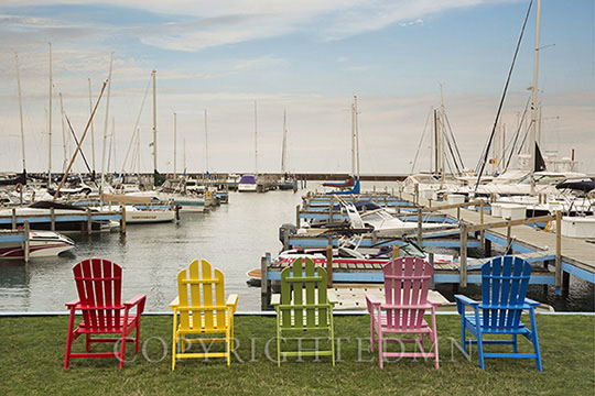 Five Chairs, Port Sanilac, Michigan 14-color