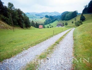 Swiss Country Road, Appenzell, Switzerland