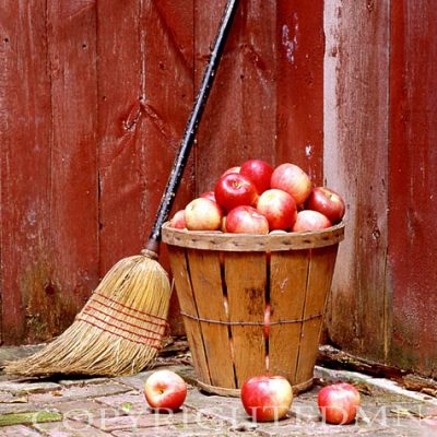 Broom & Apples, Findlay, Ohio - Color