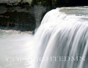 Middle Falls, Letchworth, New York - Color