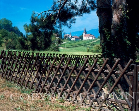Church & Fence, Avencher, Switzerland