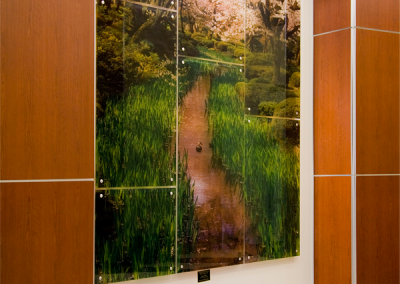 8' x 10'   7- Panel Glass Artwork