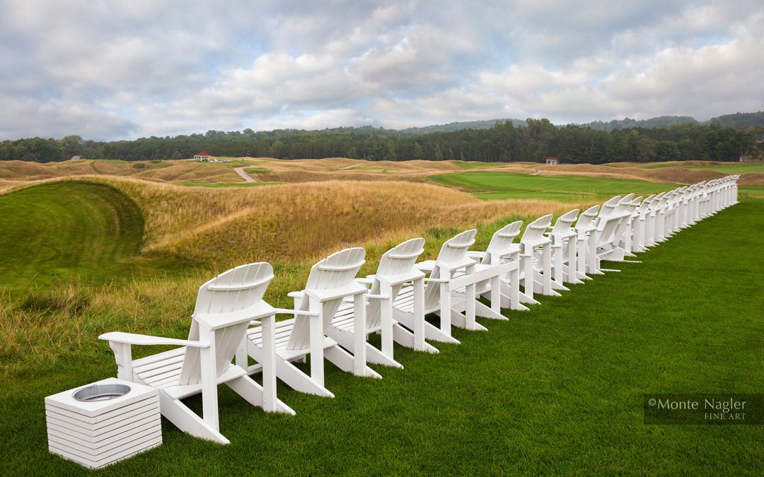 Row of Chairs, Arcadia, Michigan ’16-color